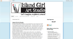 Desktop Screenshot of islandgirlartstudio.com