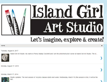 Tablet Screenshot of islandgirlartstudio.com